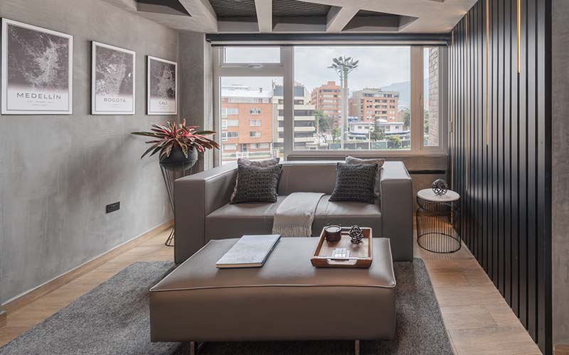 spacious living and dining area